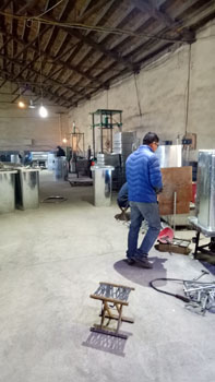 鐵垃圾桶果皮箱生產線